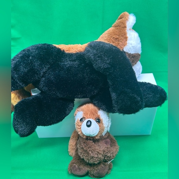 Wild Republic Bundle Of 2 Red Panda EcoKins Plush Soft Stuffed Zoo Animal Toy - Picture 7 of 14